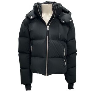 RUDSAK BLACK MAVE M MATTE DOWN PUFFER JACKET WITH HOOD